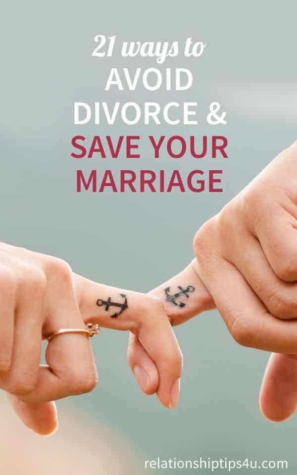 21 Ways To Avoid Divorce And Save Your Marriage Relationshiptips4u 